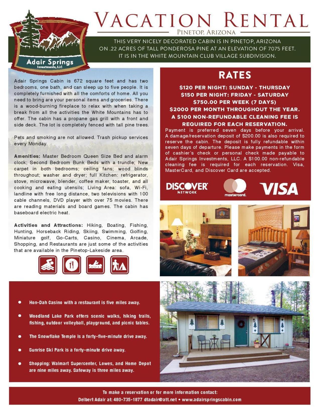 Adair Springs Cabin Pinetop-Lakeside Extérieur photo